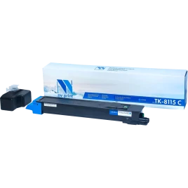 Тонер-картридж NVP NV-TK-8115 Cyan для Kyocera EcoSys-M8124/EcoSys-