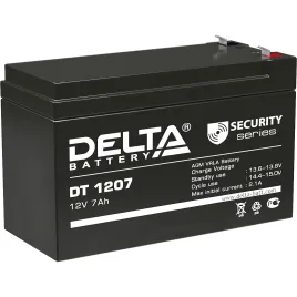 Батарея DELTA серия DT, DT 1207, напряжение 12В, емкость 7Ач (разряд 2