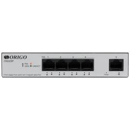 Коммутатор/ Unmanaged Switch 4x1000Base-T PoE, 1x1000Base-T, PoE Budge