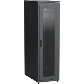 Шкаф сетевой 19" LINEA N 47U 600х1000 мм стеклянная передняя дверь чер
