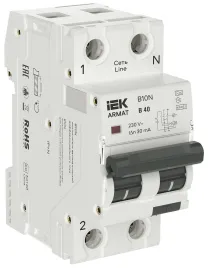 ARMAT АВДТ B10N 1P+NP B40 30мА тип A (36мм) IEK