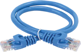 ITK RJ45(m) - RJ45(m) Cat. 6 U/UTP LSZH 3м синий