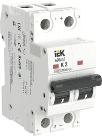 ARMAT Авт. выкл. M06N-DC 2P K 2А IEK