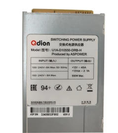 Блок питания серверный/ Server power supply Qdion Model U1A-D10550-DRB