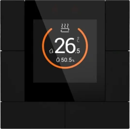 Donel Многофункциональный термостат KNX, 55 мм цв. ЖК-экран , 2 интерф