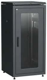 ITK LINEA N 18U 600х800мм стек. пер. дв. зад. мет. чер.