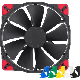 Кулер для корпуса/ Case Cooler Noctua NF-A20 PWM chromax.black.swap (200x200x30mm,...