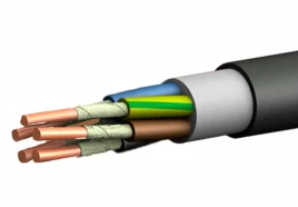 Кабель медный силовой огнестойкий ВВГнг(А)-FR LS 5х16-0,66 (ож) ГОСТ