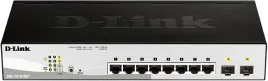 Коммутатор/ Настраиваемый L2 PoE-коммутатор, 8x1000Base-T PoE, 2х1000B