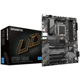 Материнская плата/ MB GIGABYTE INTEL B760 s1700, 4xDDR5(192GB), HDMI 2.0/DP, 1xPCIe 4.0x16, 4xPCIe 3.0x16, 1xLAN, 4xSATA 6Gb/s, 2xM.2, 1xUSB-C, 1xUSB 3.2, 4xUSB 2.0, 1xPS/2, ATX