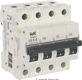 ARMAT Авт. выкл. M10N 4P C 8А IEK