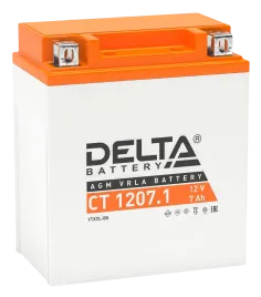 Аккумуляторная батарея для мото-техники/ DELTA серия  CT, CT 1207.1, н