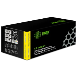 Картридж лазерный Cactus CS-TK5230Y TK-5230Y желтый (2200стр.) для