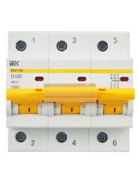 KARAT Авт. выкл. ВА47-100 3P D 100А 10кА IEK