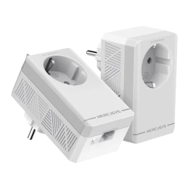 AV600 Комплект адаптеров Powerline с розеткой/ AV600 Passthrough Powerline Starter...