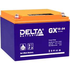 Батарея DELTA серия GX, GX 12-24, напряжение 12В, емкость 24Ач...
