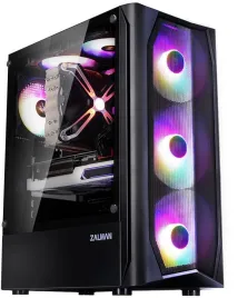 Корпус Zalman N4 REV.1 черный ATX 5x120mm 2x180mm 2xUSB2.0 1xUSB3.0 audio bott PSU [N4 REV.1 BLACK]