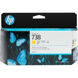 Картридж HP 738 130-ml 498N7A Yellow DesignJet Ink Cartridge