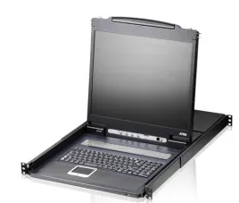 8-портовый KVM-переключатель с ЖК-дисплеем  19'' Slideaway/ SINGLE RAI