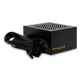 Блок питания/ Power Supply HSPD, 550W 80+ White (ATX, 2.31, Non-modular, 1x24(20+4)pin 500mm, 1xCPU 8(4+4)pin 550mm, 1xPCIe 8(6+2)pin 500mm, 1xSATA*3 400+150+150mm, 1xSATA*2 400+150mm, 1xMOLEX*2 400+150mm , Active, 120x120mm, 150x140x86mm, APFC, OVP, OPP,