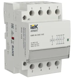ARMAT Контактор модульный KMR 40А 230В AC 3НО 1 НЗ IEK