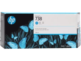 Картридж/ HP 738 300-ml Cyan DesignJet Ink Cartridge