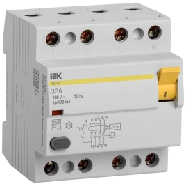 УЗО ВД1-63 4Р 32А 100мА IEK