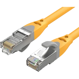 Патч-корд Vention прямой SFTP cat.6A, RJ45 - 1м. Серый