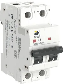 ARMAT Авт. выкл. M06N-DC 2P L 1А IEK
