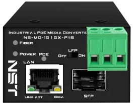 Промышленный компактный Ultra PoE медиаконвертер Gigabit Ethernet/ Про