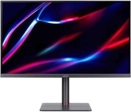 Монитор/ ACER XV275Kymipruzx 27'', ZeroFrame, Darkgrey, 16:9, IPS, 3840x2160, 1 / 0,5ms, 400cd, 60Hz, 1xHDMI(2.0) + 1xDP(1.4) + 1xUSB3.1 Type-C(PD65W) + USB2.0x2 + USB-B(2Up 2Down) + Audio Out, Speakers 3Wx2, FreeSync Premium, HDR 400, H.Adj. 11