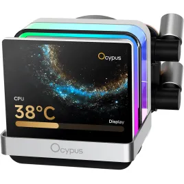 Система жидкостного охлаждения/ Water Cooling System Ocypus Sigma L24 PRO WH (290W, 240mm, LED, White, ARGB/ Fans: 2x120mm, 90CFM, 2400RPM/ Pump height 97mm, 30dBA, 3100RPM, Rad thickness 27mm/ S: 1851, 1700, 1200, 115X, AM5, AM4)