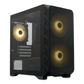 Корпус без блока питания/ Case HSPD M321, Mesh Mini-tower, Black, slide TG, 0.45 SPCC, 2x140mm ARGB (M11-140)+1x120mm ARGB (M11-120) mATX, mITX 160/340/184mm 2x2.5", 2x3.5", 4xPCI 2xUSB-A 3.0, 1xUSB-A 1.0 390x200x385mm