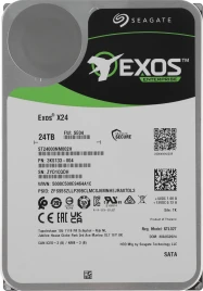 Жесткий диск Seagate SATA-III 24TB ST24000NM002H Exos X24 4KN (7200rpm)...
