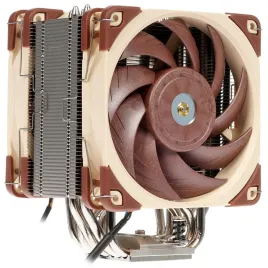 Кулер для процессора/ CPU Cooler Noctua NH-U12A (169W, 4-pin PWM, 158mm, Al/Cu, 7x6mm, 2x120x120x25mm, 60CFM, 22.6dBA, 2000RPM, S: 1851/1700/1200/115X, AM5/AM4, Beige/Brown)