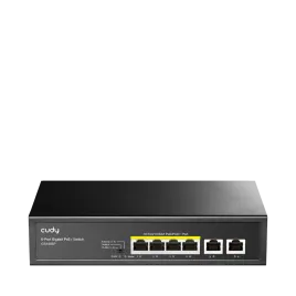 Коммутатор/ 6-Port 10/100/1000M PoE+ Switch, 4-Port 10/100/1000 BASE-T