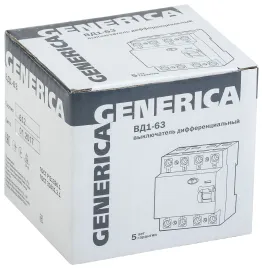 УЗО ВД1-63 4Р 50А 30мА GENERICA