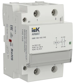 ARMAT Контактор модульный KMR 100А 230В AC 1НО 1НЗ IEK
