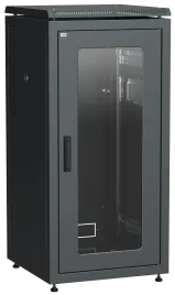 ITK Шкаф сетевой 19" LINEA N 24U 600х600 мм стеклянная передняя дверь