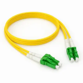 Патч-корд ADVANT ADVOS2-PCD07-LCSC-AA-LY, Duplex, тип волокна: SM 9/125 (OS2). Разъемы: LC/APC-LC/APC. Длина: 7, оболочка: LSZH, диаметр кабеля: 3