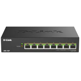 Коммутатор/ Коммутатор, 8x2.5GBase-T PoE 802.3bt 90 Вт, PoE-бюджет 230