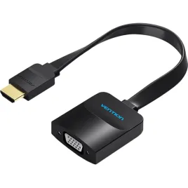 Мультимедиа конвертер Vention HDMI 19М/VGA F/mini Jack 3.5 mm F/micro