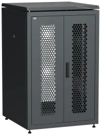 ITK LINEA N 24U 800х800мм распашн. перф. дв. задн. перф. чер