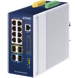 коммутатор/ PLANET IGS-6329-8UP2S2X IP30 DIN-rail Industrial L3 8-Port
