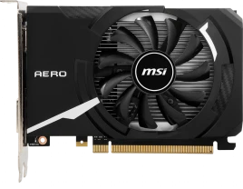 Видеокарта/ VGA MSI NVIDIA GeForce GT 1030 AERO ITX 4GD4 OC 4GB, DDR4/