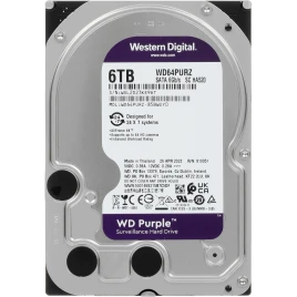 Жесткий диск/ RECERTIFIED HDD WD SATA3 6TB Purple Surveillancer 5400...