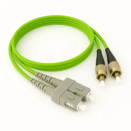 Патч-корд ADVANT ADVOM5-PCD05-SCFC-UU-LL, Duplex, тип волокна: MM 50/125 (OM5). Разъемы: SC/UPC-FC/UPC. Длина: 5, оболочка: LSZH, диаметр кабеля: 3