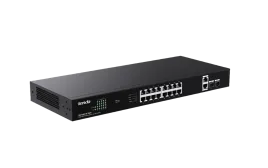 Коммутатор/ Tenda TEG1120P-16-150W Коммутатор неуправляемый PoE, 18 по