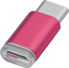 Greenconnect USB Type C на micro USB 2.0, M/F розовый