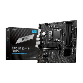 Материнская плата/ MB MSI INTEL B760 s1700, 4xDDR4(128GB), D-SUB/HDMI